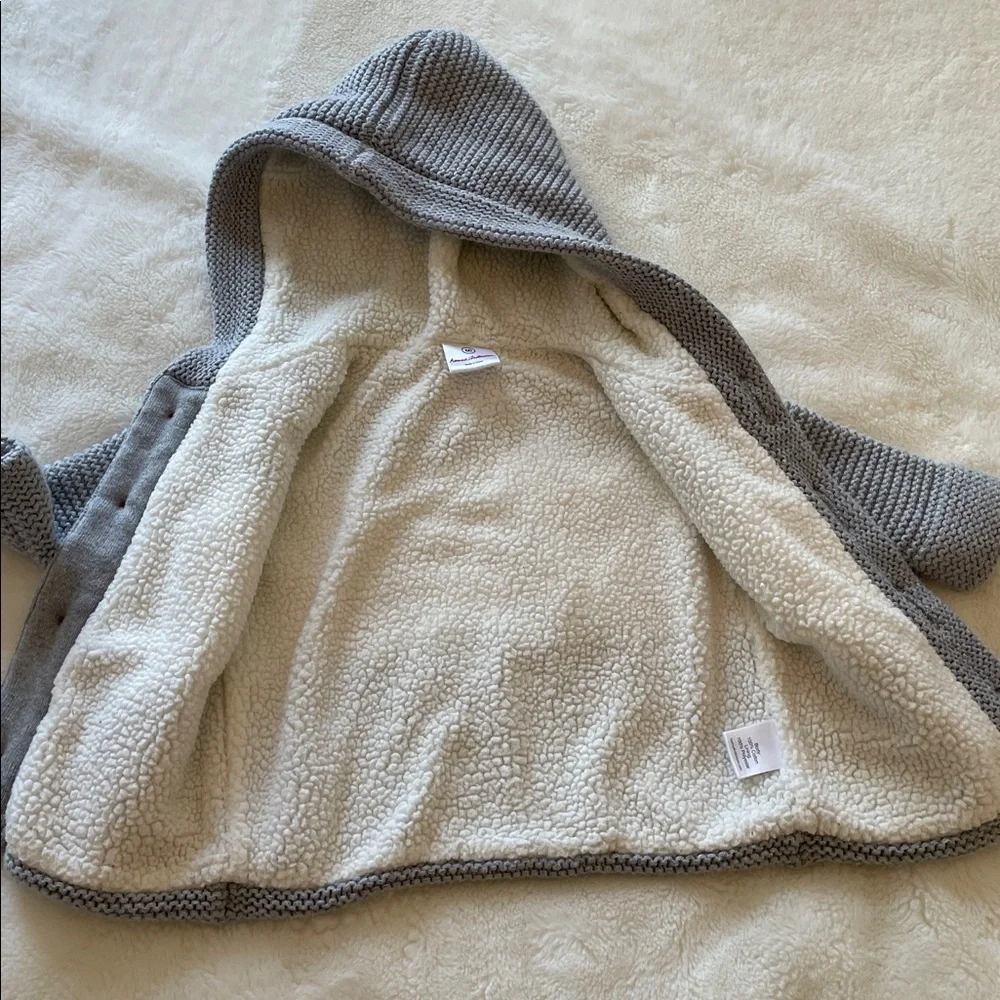Hanna Andersson Knit Sherpa Jacket & Pants Set